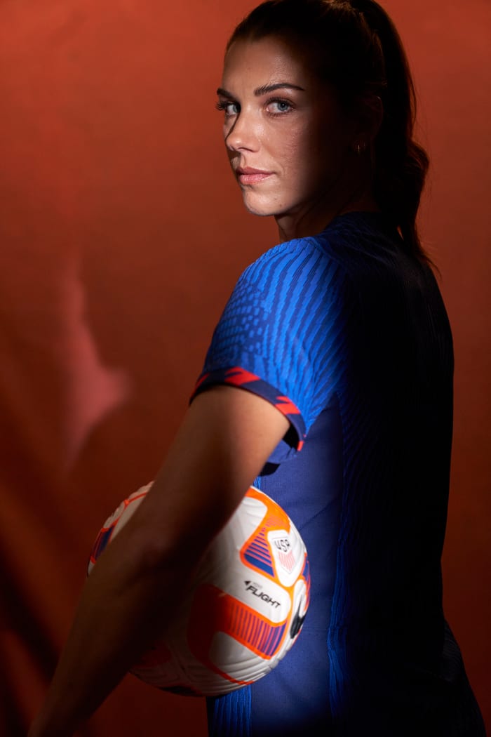 Alex Morgan of the USWNT poses for a portrait.